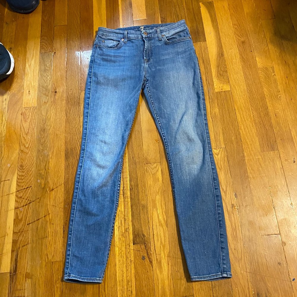 7 For All Mankind THE SKINNY Jeans Size 27